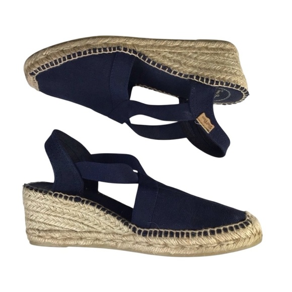Toni Pons Shoes - Toni Pons 'Ter' Slingback Espadrille Sandal in Navy Size EU39.